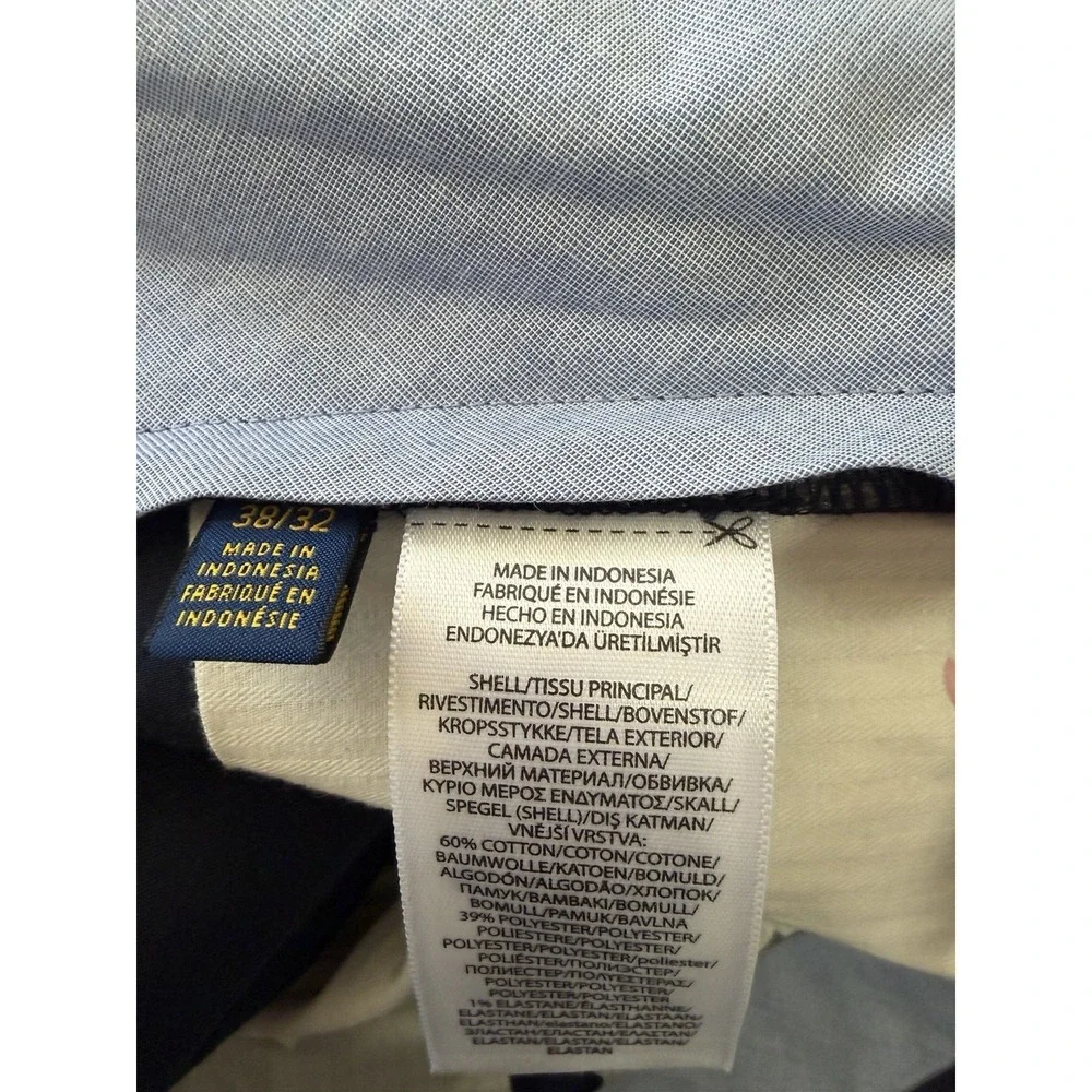Men's Polo Ralph Lauren Black Straight Fit Dress Pants 38X32